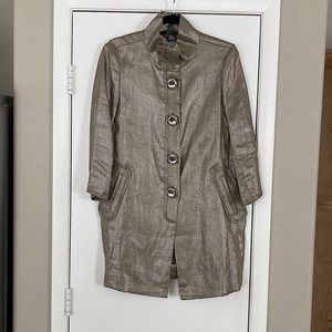 PER SE Metalic Evening Coat..3/4 length